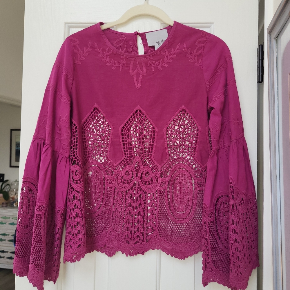 Lace blouse chloe diver